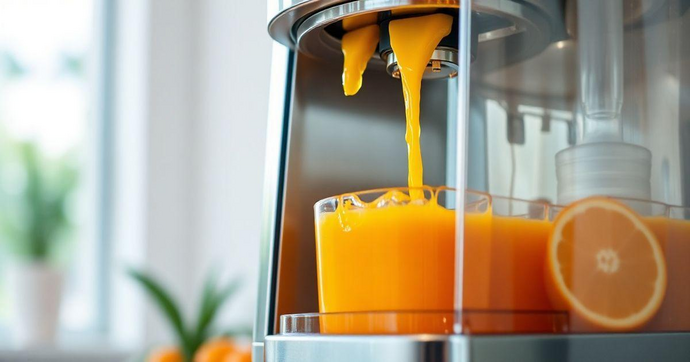 M&aacute;quina de suco de laranja autom&aacute;tica: descubra os benef&iacute;cios e como escolher a ideal