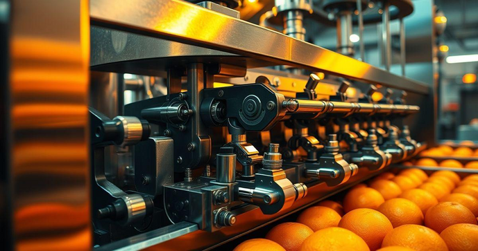 M&aacute;quina de suco de laranja industrial: como escolher a ideal para o seu neg&oacute;cio