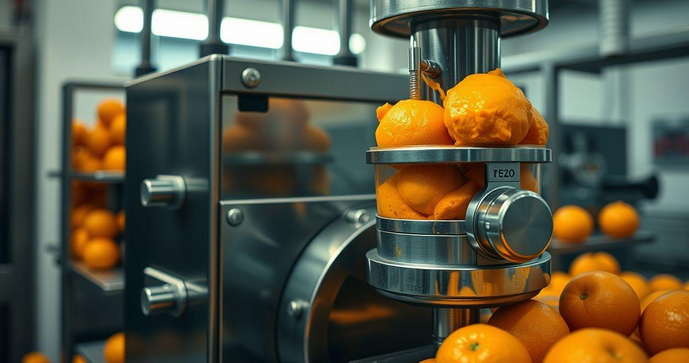 M&aacute;quina de suco de laranja industrial &eacute; a solu&ccedil;&atilde;o ideal para aumentar a produtividade do seu neg&oacute;cio