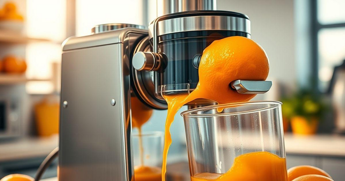 Extrator de Suco de Laranja Profissional para Sucos Frescos e Saborosos
