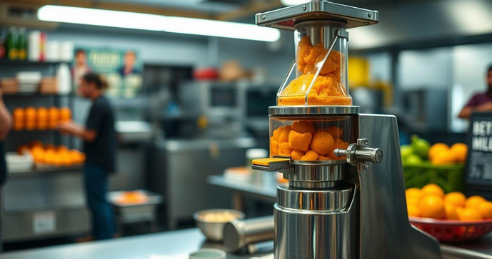 Quanto custa um espremedor de laranja industrial e como escolher o melhor para o seu neg&oacute;cio
