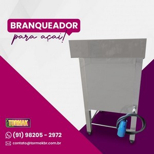 tanque de branqueamento de açaí