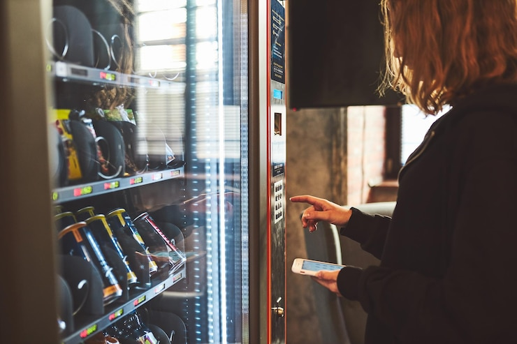 Vending Machine Com Cartão